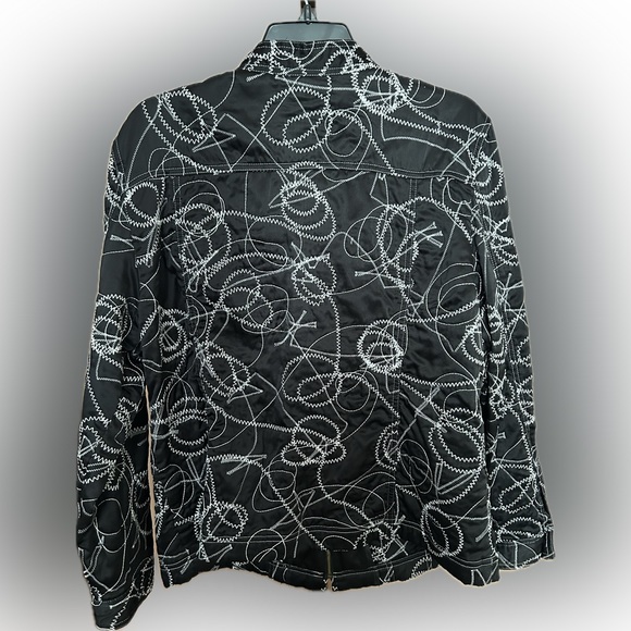 Beautiful Hearts of Palm zip of jacket Size 10 - Picture 4 of 4